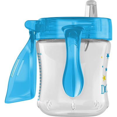 Feeding & Weaning Sipper Soft-Spout Transition Cup W/ Handles - Blue Deco