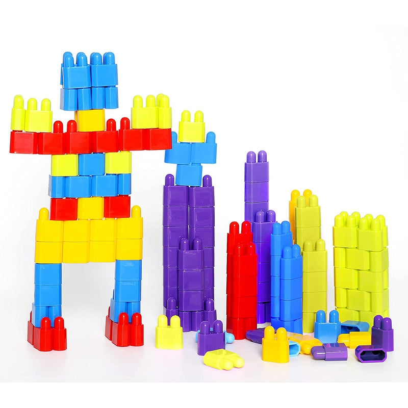 Ekta Bullet Blocks Basic Set Game (150 Pieces Interlocking Blocks)