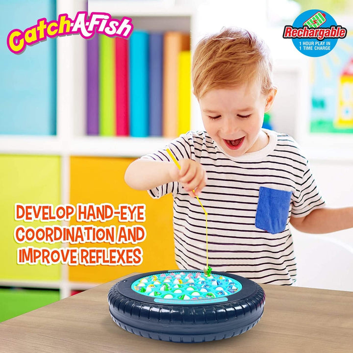 Rechargeable Fish Catching Board Game