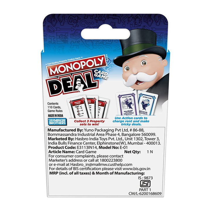 Original Monopoly Deal Card Game (English Version)