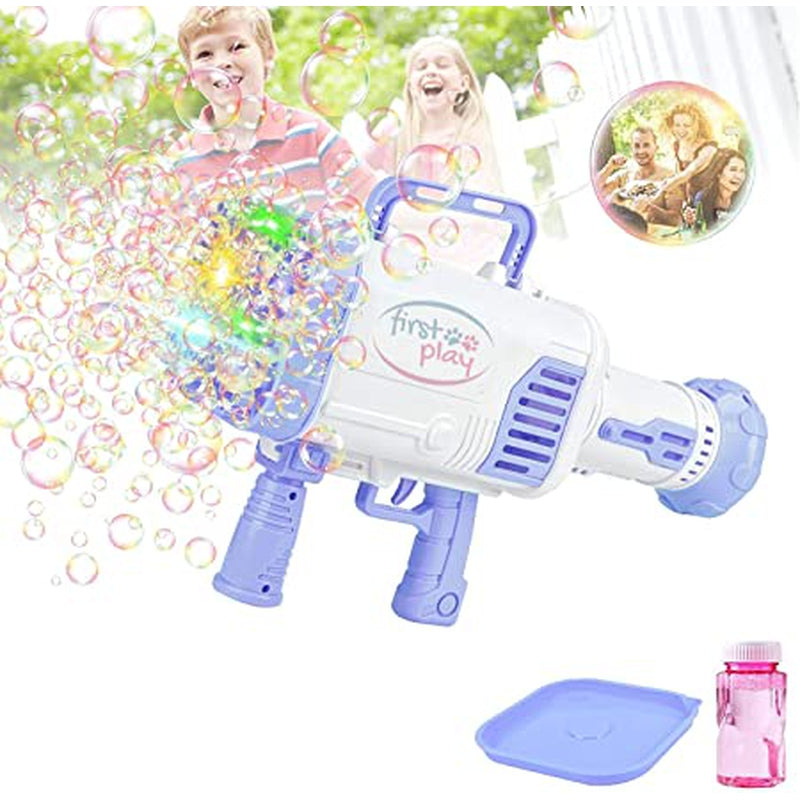 Electric Bubble Gun 32 Hole - Blue