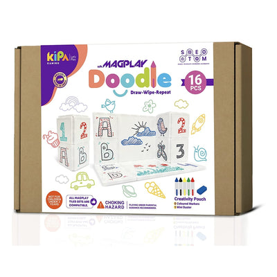 Magnetic Tiles Doodle 16 Pcs