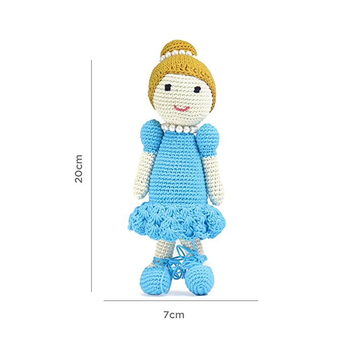 Necklace Doll - Blue (Soft Toy)