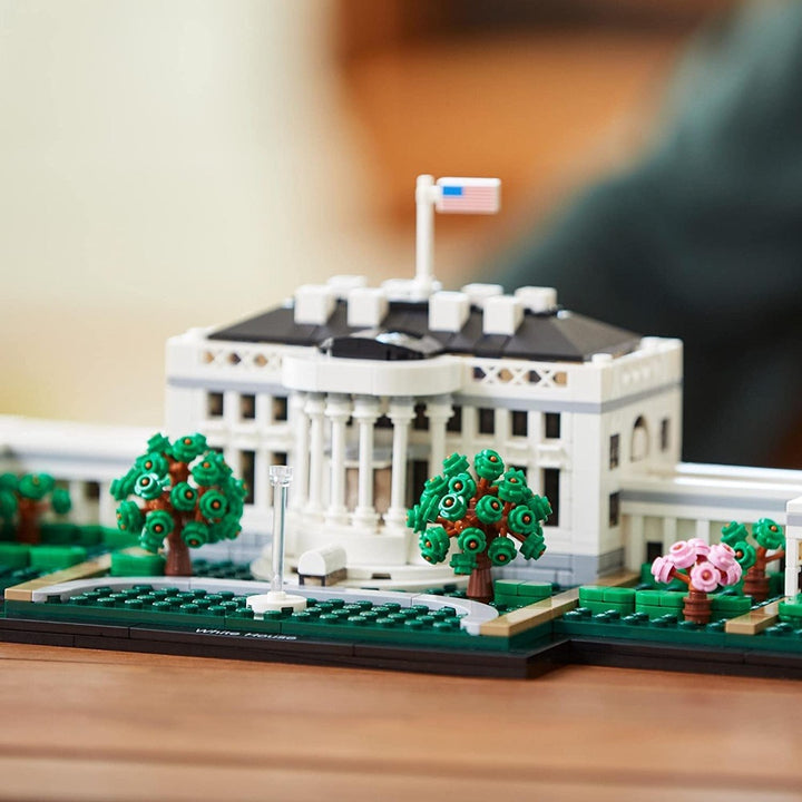 LEGO Architecture Collection: The White House Building Blocks Kit (1,483 Pieces) - 21054 -  (COD Not Available)