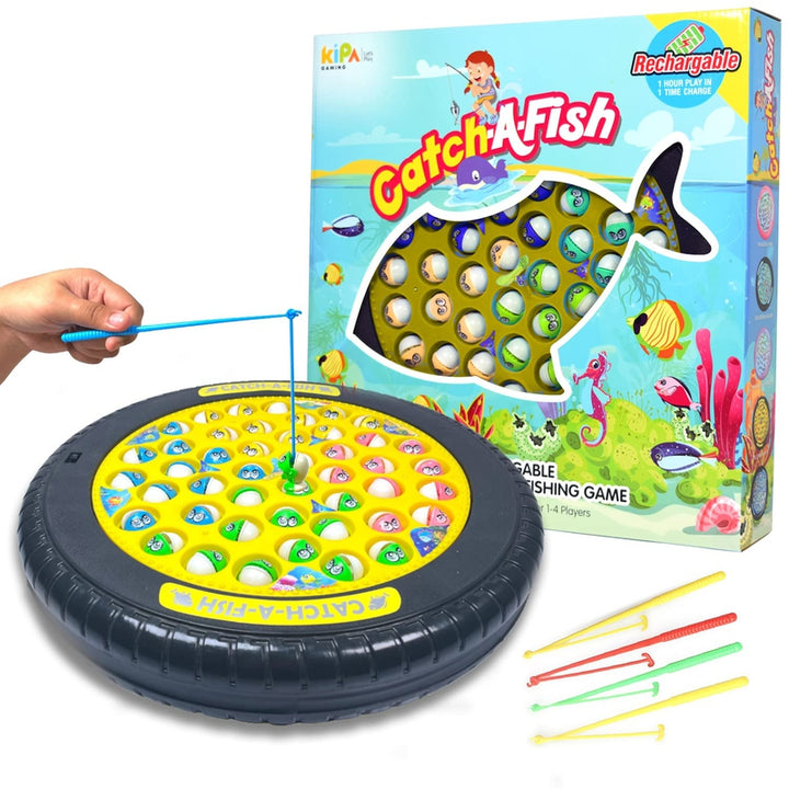 Rechargeable Fish Catching Board Game