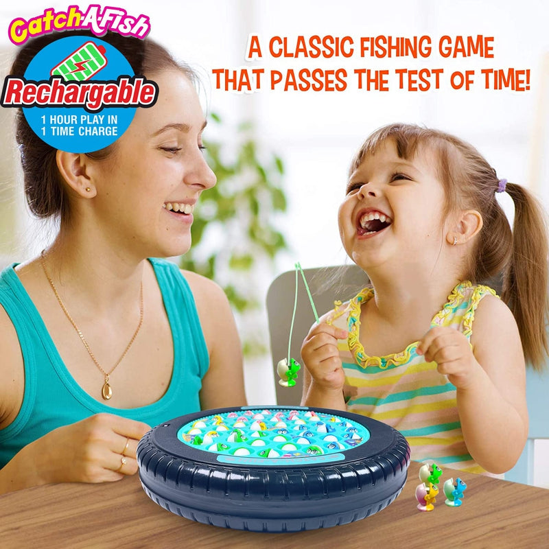 Rechargeable Fish Catching Board Game