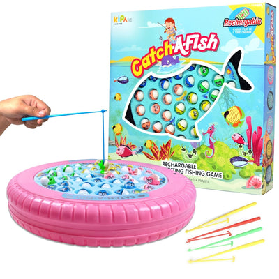 Rechargeable Fish Catching Board Game