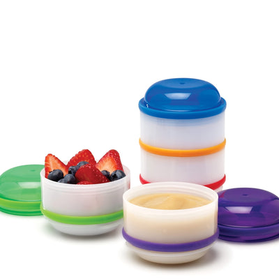 Feeding & Weaning Weaning Snack-A-Pillar Dipping Cups Multicolor
