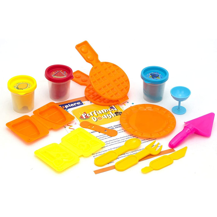 Perfumed Dough Mini Waffle Party Kit  (Explore)