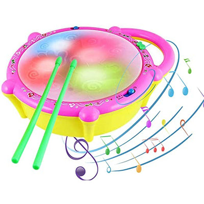 Flash Drum with 3D Lights Music Toy