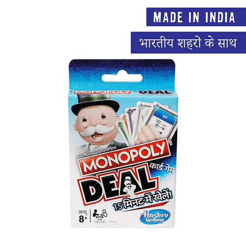 Hasbro Monopoly Deal Card Game - Indian States | Hindi Version (6 Years till Grown Ups)