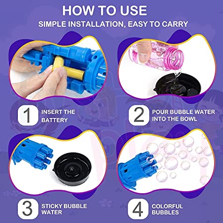 Electric Bubble Gun - Blue