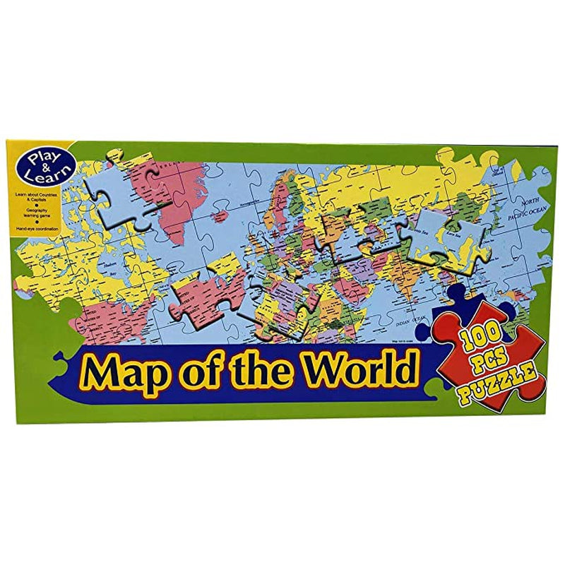 Play & Learn : Map of World (Puzzle)