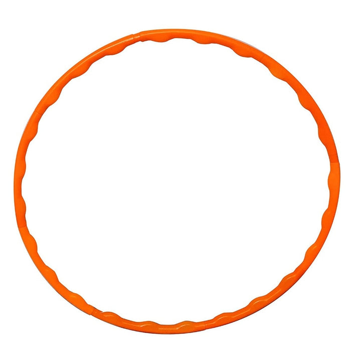 Toy Cloud Hula Hoop Zig-Zag Exercise Fitness Ring (8 Inter-Lockable Pieces): 46-75 cms Diameters