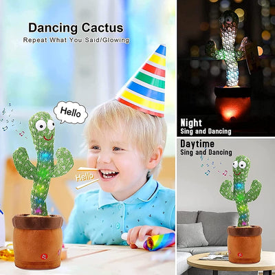 Mimicking Dancing Cactus Toy with LED