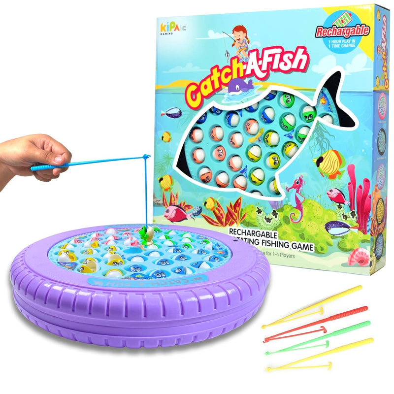 Rechargeable Fish Catching Board Game