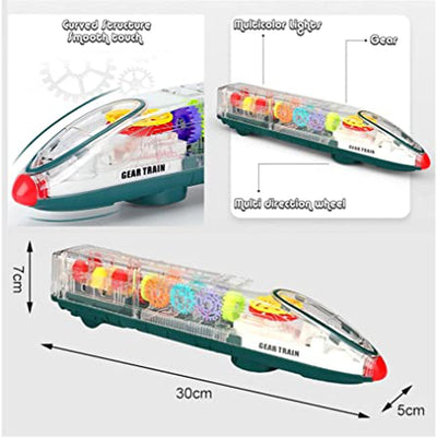 Gear Transparent Train - Green