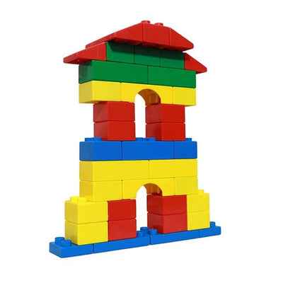 Kinder Blocks PVC Bag (Building Blocks Set) – 50 Pieces