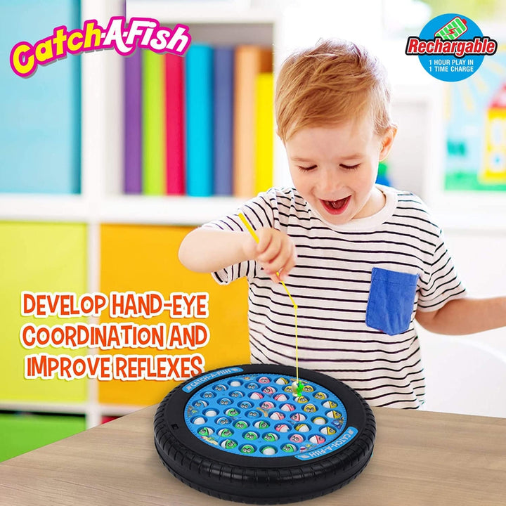 Rechargeable Fish Catching Board Game