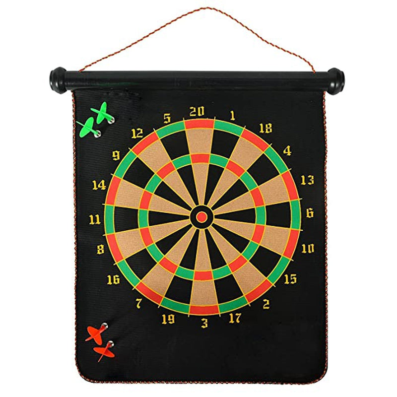 Double Faced Portable and Foldable Dart Game (12-Inch)