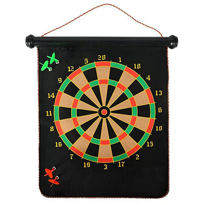 Double Faced Portable and Foldable Dart Game (12-Inch)