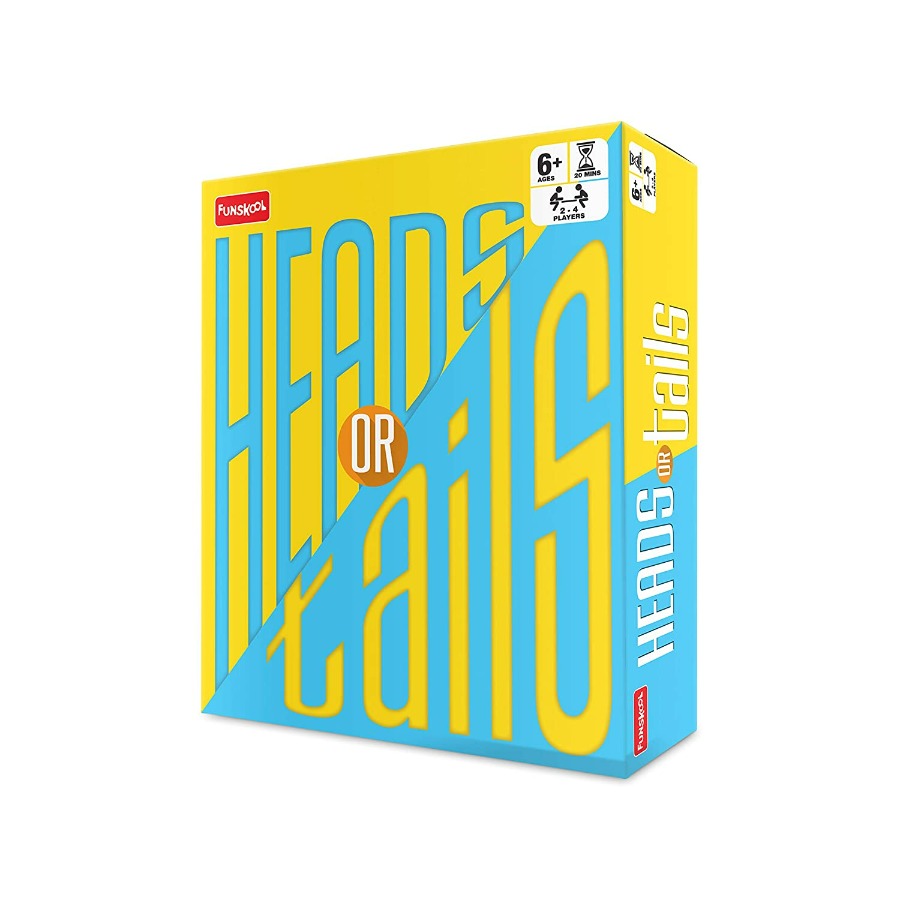 Heads or Tails, Multi Color ( Coin Flipper & Card Game)