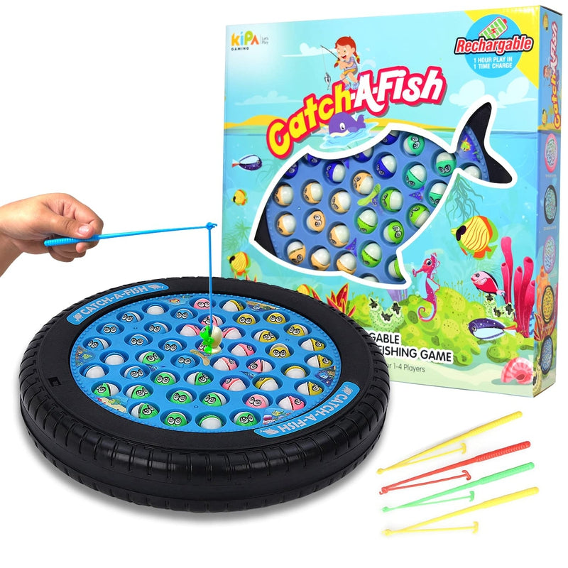 Rechargeable Fish Catching Board Game