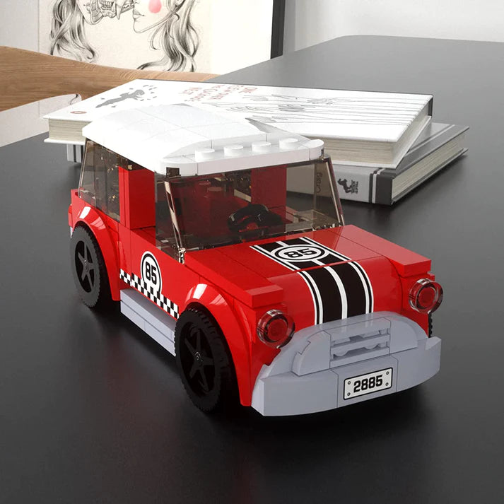 Retro Look Red Car (115 Pcs)