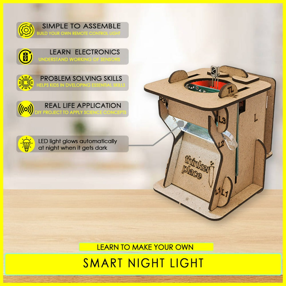 Smart Night Light DIY Kit for Kids - Science Kit