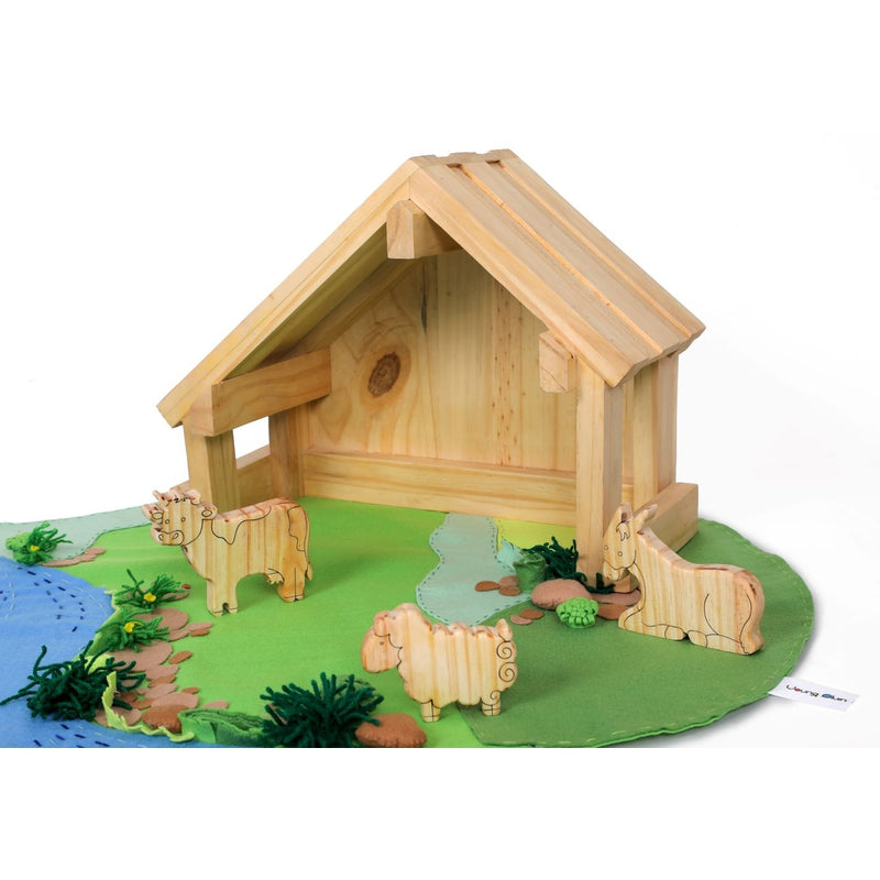 Wooden Stable Toy