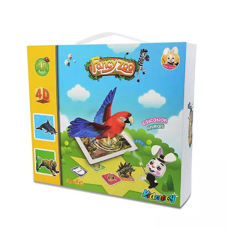 Educational Animal Flash Card Game 4D Augmented Reality Learning Toy - HelloKidology