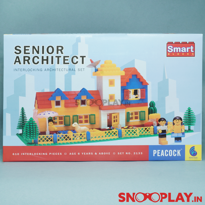 Senior Architect Building Block Game - 610 Pieces (6-10 Years)