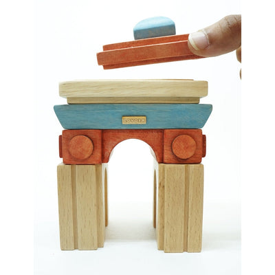 India Gate Blocks (Wooden Puzzle set) - 6 Pieces