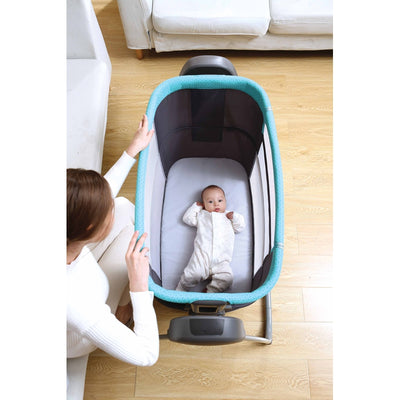 Deluxe 4 in 1 Bassinet - Blue (COD Not Available)