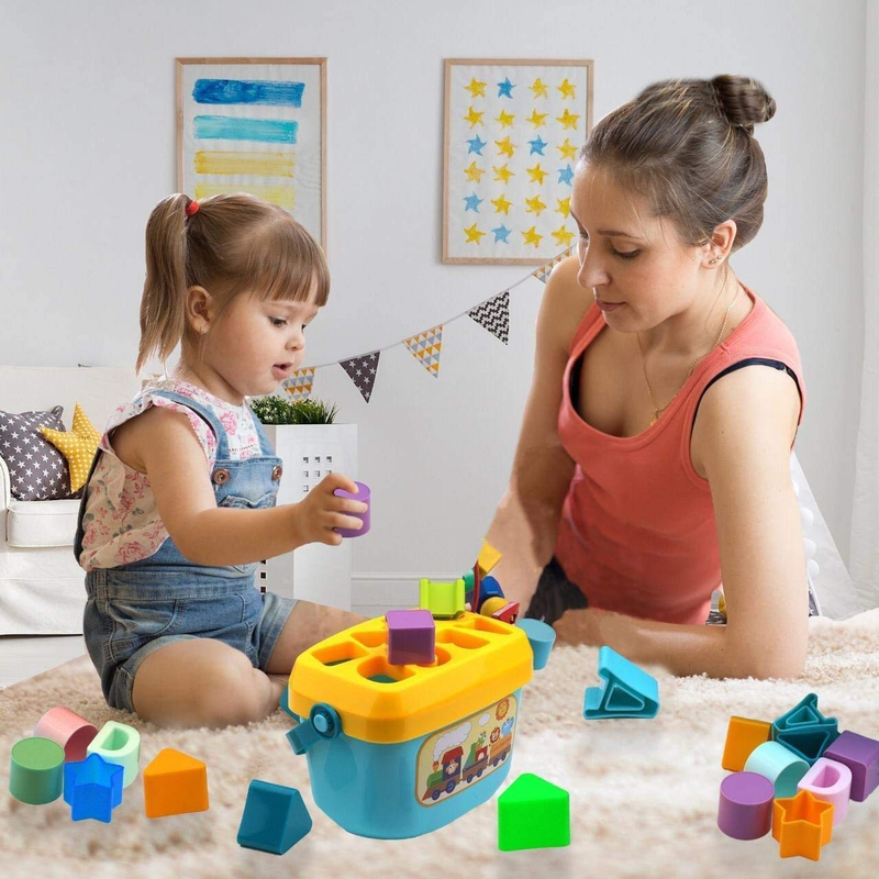 ABC and Shape Pieces Sorting Developmental Toy