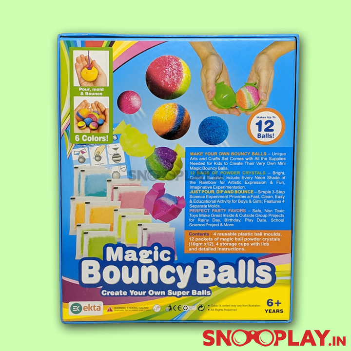 Magic Bouncy Balls (Create Your Own Super Balls) DIY Toy For Kids