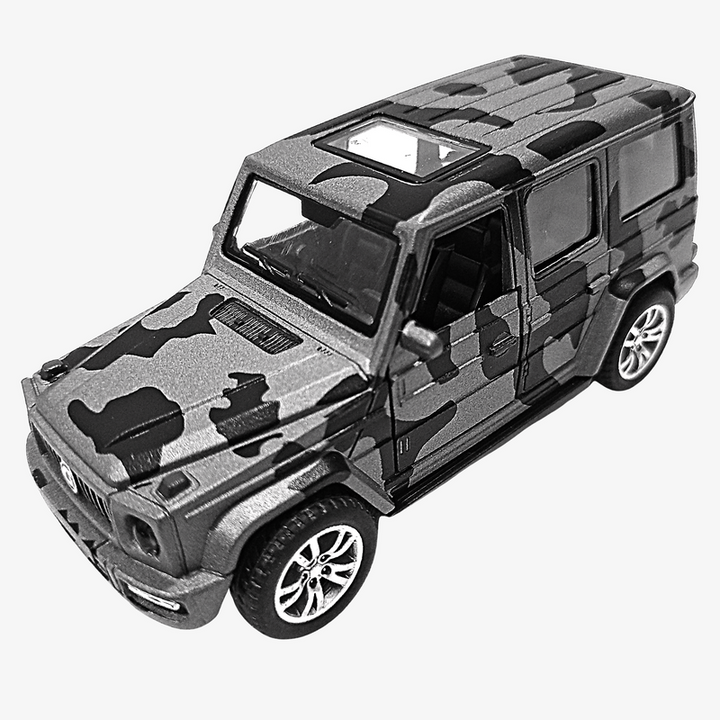 Metal Cars Die Cast Car | 1981 Die-Cast Metal ( Small Grey Jeep Die-Cast)