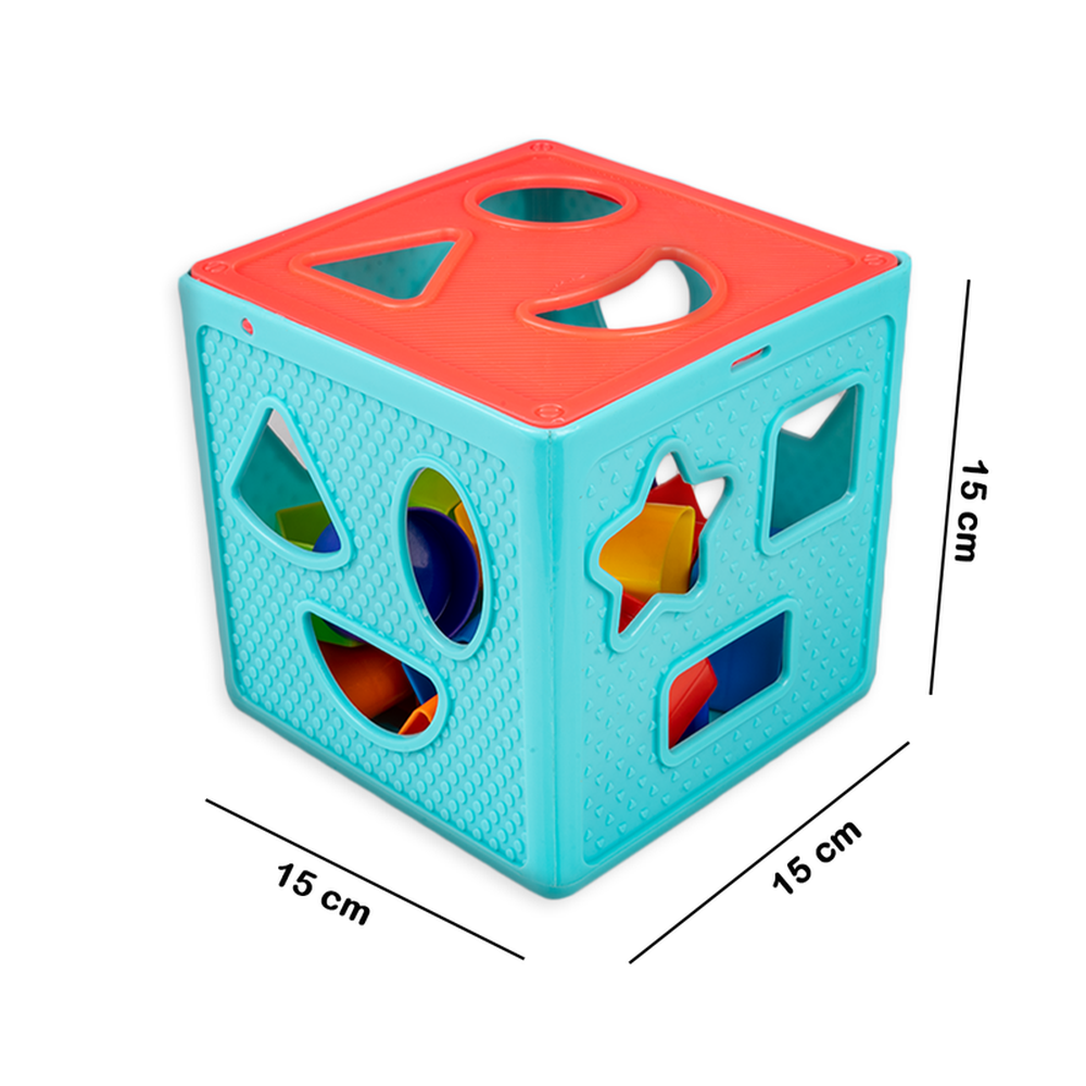 Ratna's Shape Sorter Cube Senior - 18 Pieces (1-3 Years)