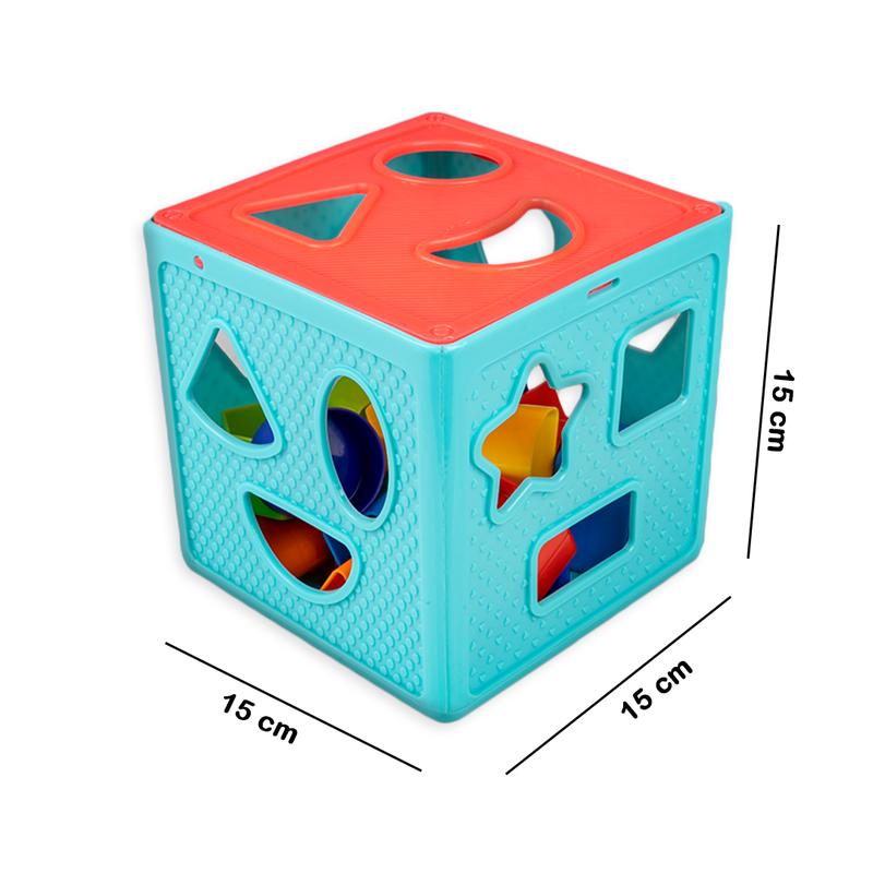 Shape Sorter Cube Senior (18 Pieces)