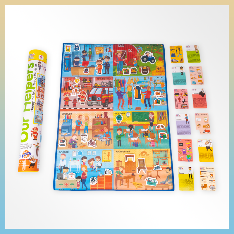 Our Helpers Educational Activity Mat