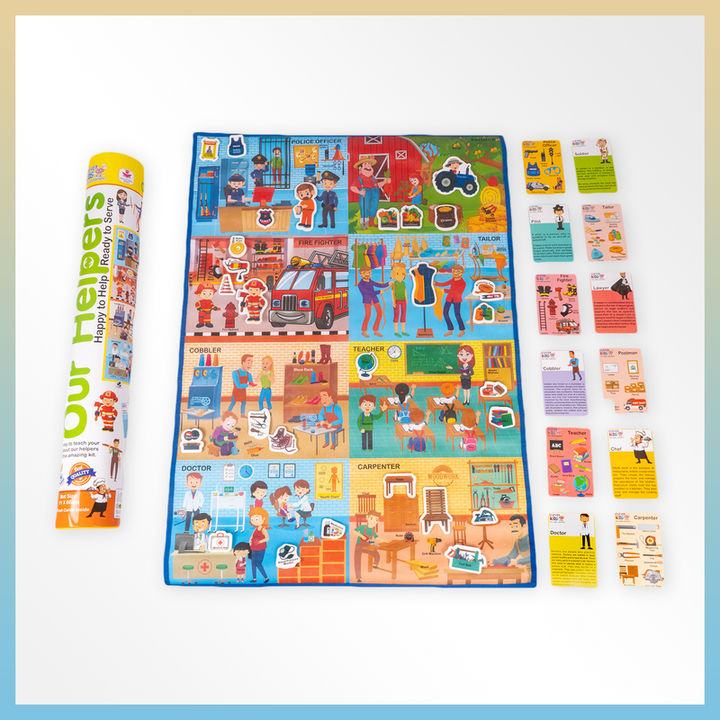 Our Helpers Educational Activity Mat