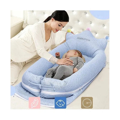 All Season Royal Baby Bed - Blue