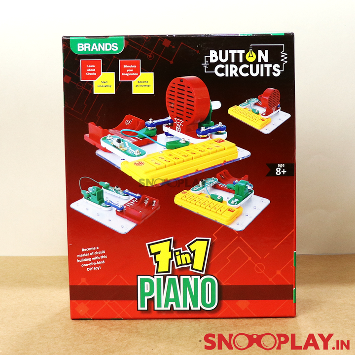 7 in 1 Piano Circuit Game - STEAM Game For Kids (Engineering Game)