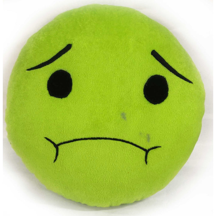 Sterling  Emoji  Cushion (Green) - 30 cm