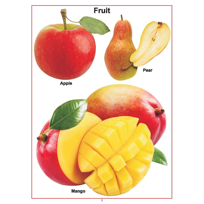 Baby's First Pre-School Series - Fruits Book