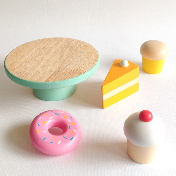 Sweetie Pie Desert Box (Wooden Pretend Play Set) - 5 Pieces