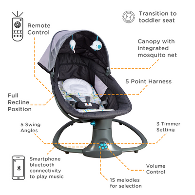 Deluxe Multi-Function Swing - Teal (COD Not Available)