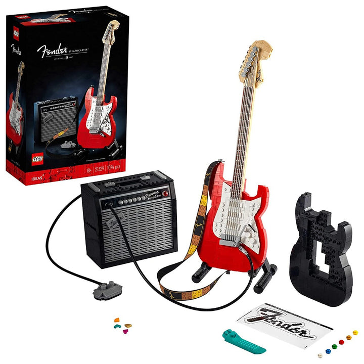 LEGO Ideas Fender Stratocaster 21329 Guitar Building Blocks Kit (1,079 Pieces) -  (COD Not Available)