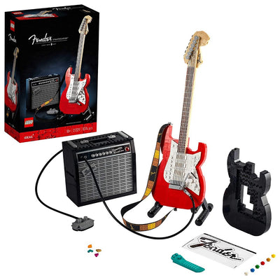 LEGO Ideas Fender Stratocaster 21329 Guitar Building Blocks Kit (1,079 Pieces)