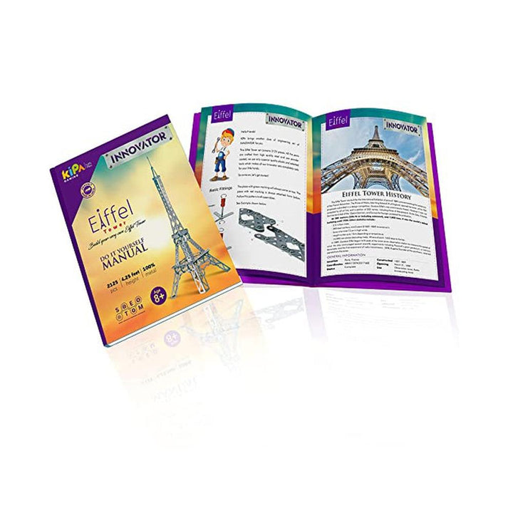 Kipa Eiffel Tower - Building & Construction Blocks Set - 2125 Pieces (8 Years till Grown Ups)